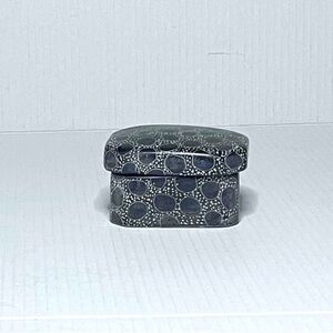 Contemporary Asymmetric Stone Trinket Box